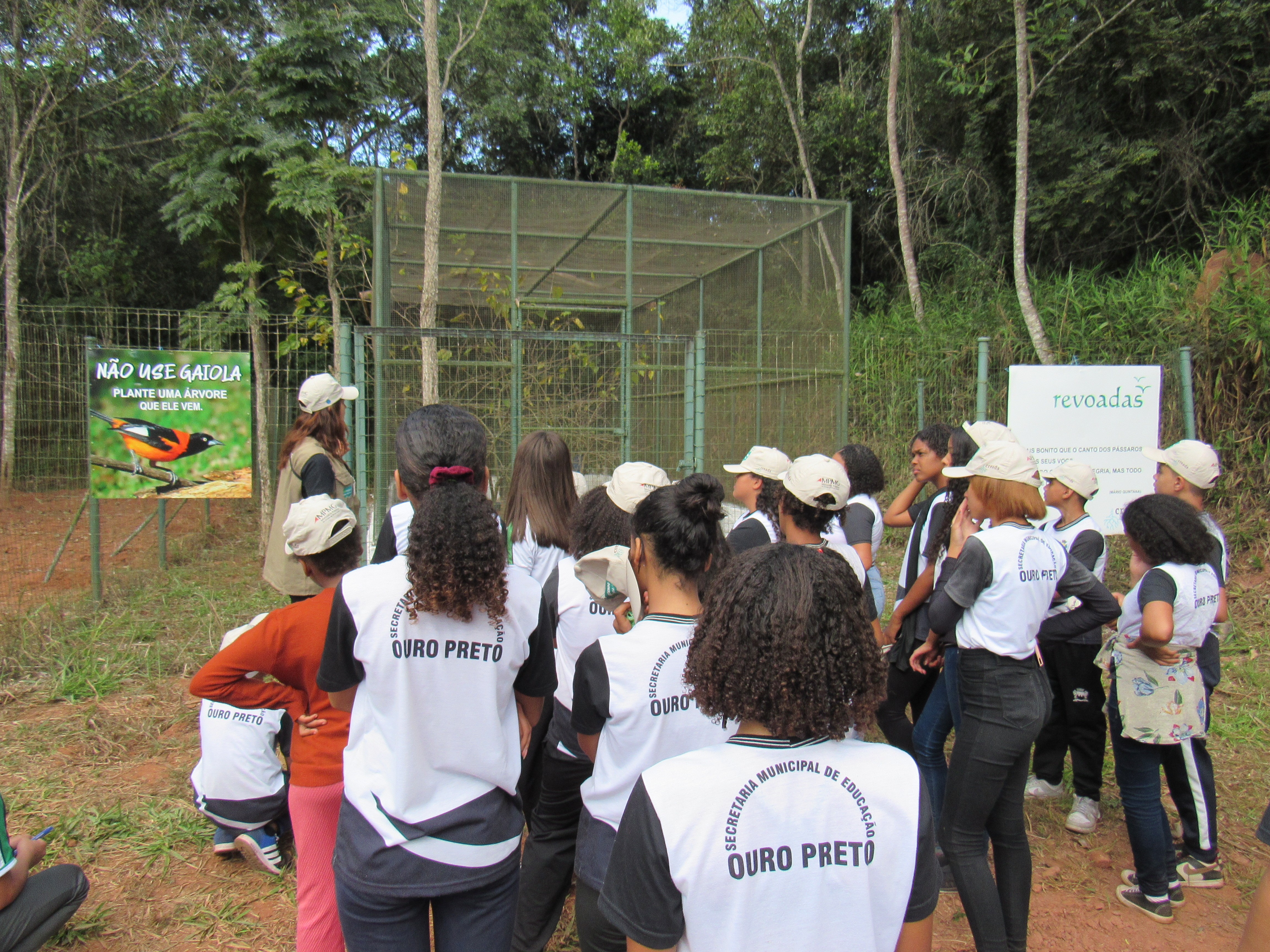 Atividade de educação ambiental no Revoadas