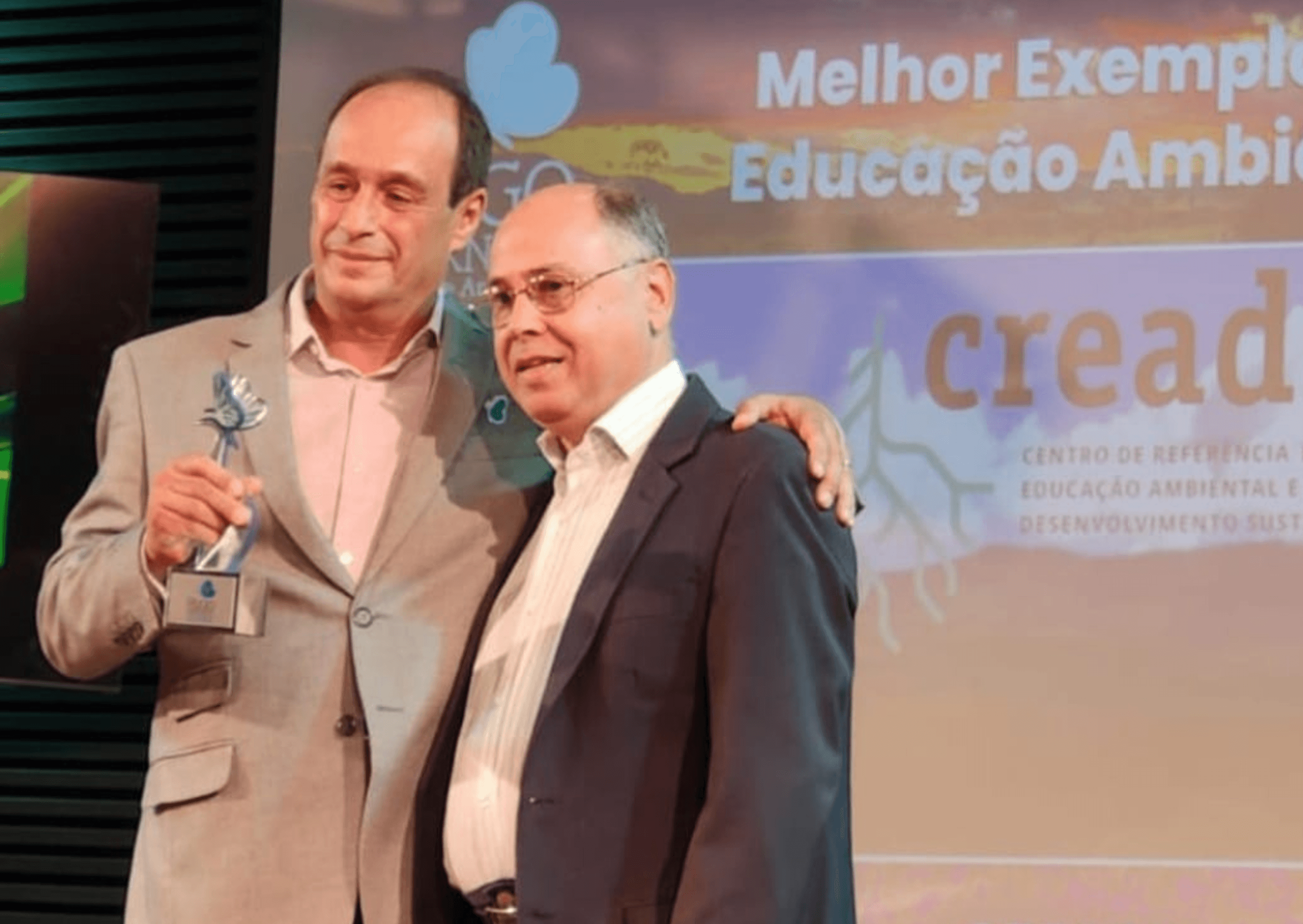 Foto da cerimônia de premiação do CREADS