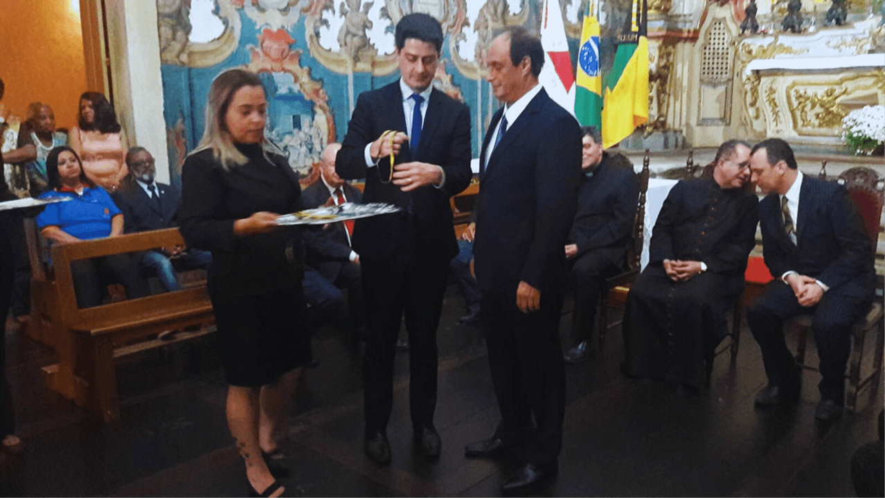 Foto da cerimônia de premiação do CREADS