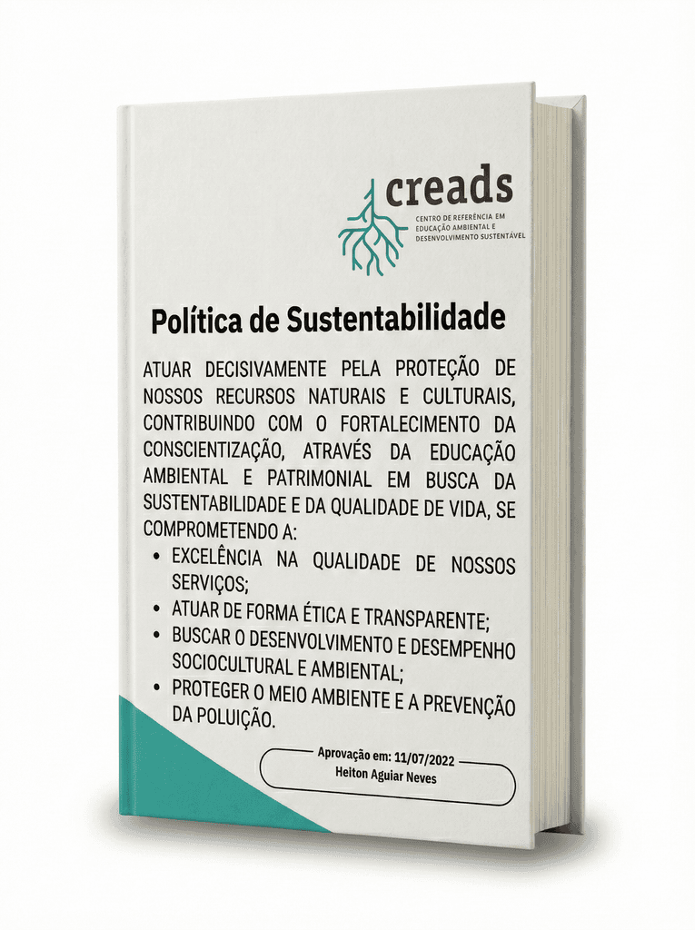 Capa da Política de Sustentabilidade do CREADS