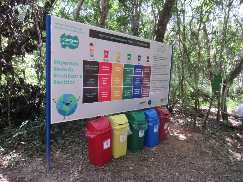 Atividade de educação ambiental ao ar livre